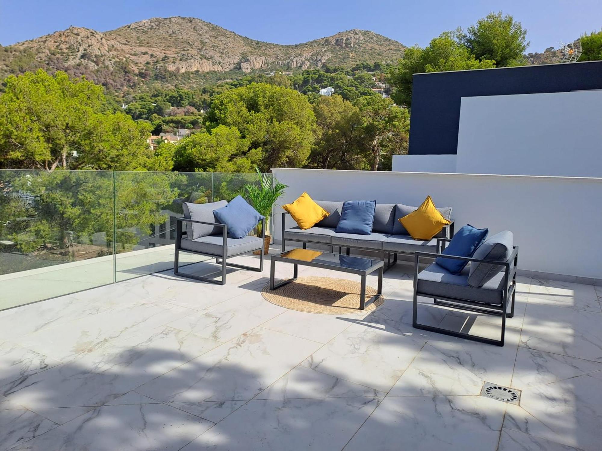 Villas Pinares De San Anton - Sea, City, Mountain, Views Malaga Bagian luar foto