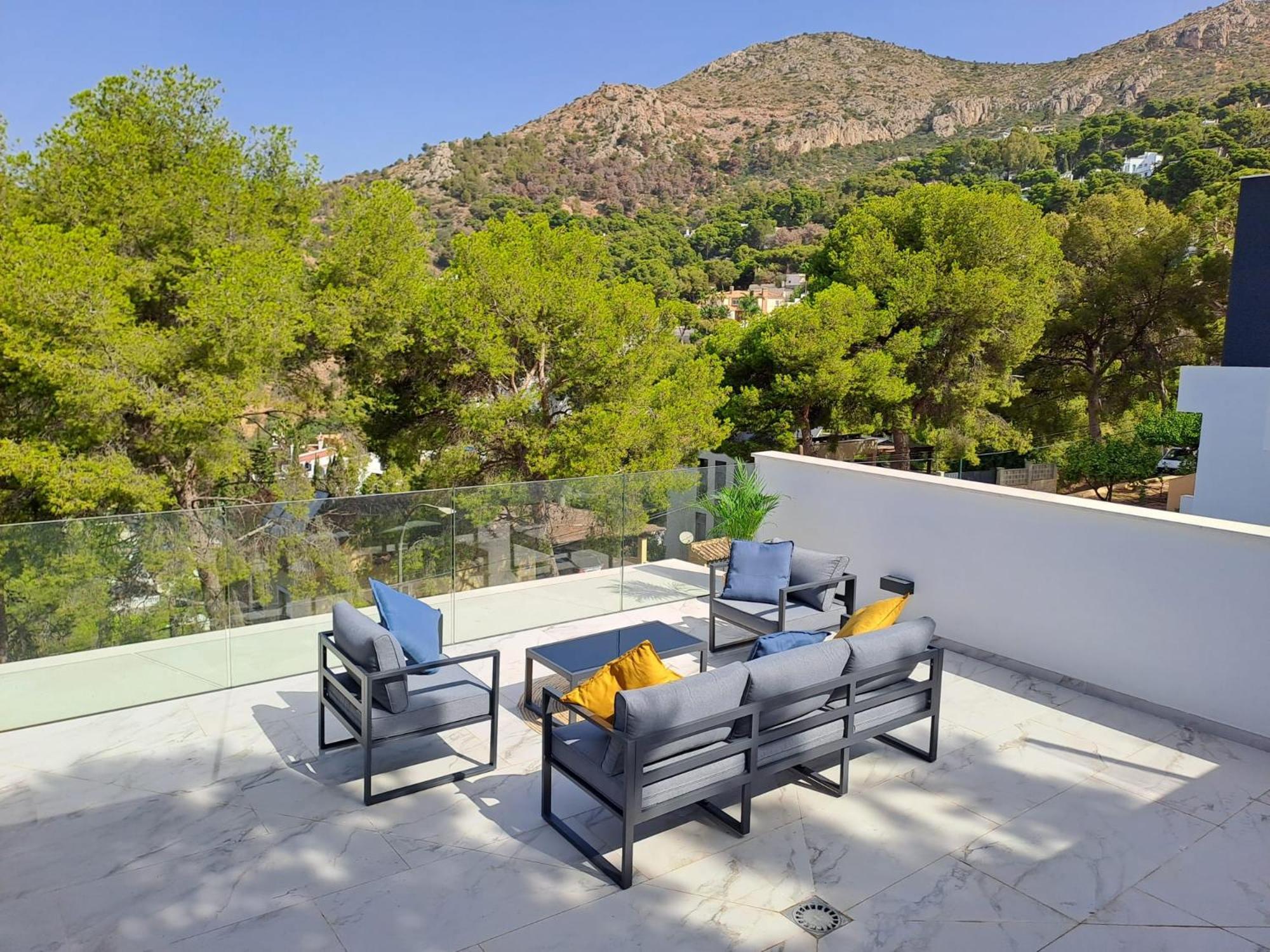 Villas Pinares De San Anton - Sea, City, Mountain, Views Malaga Bagian luar foto