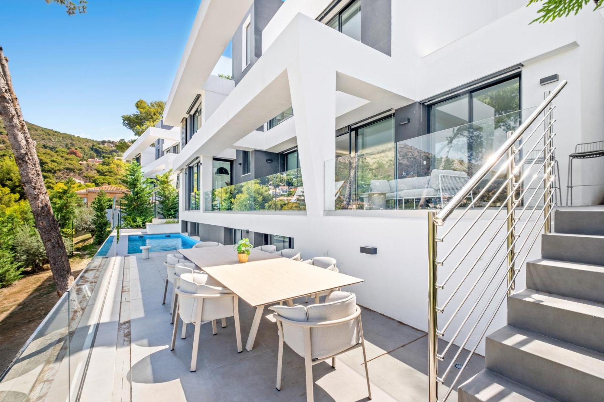 Villas Pinares De San Anton - Sea, City, Mountain, Views Malaga Bagian luar foto